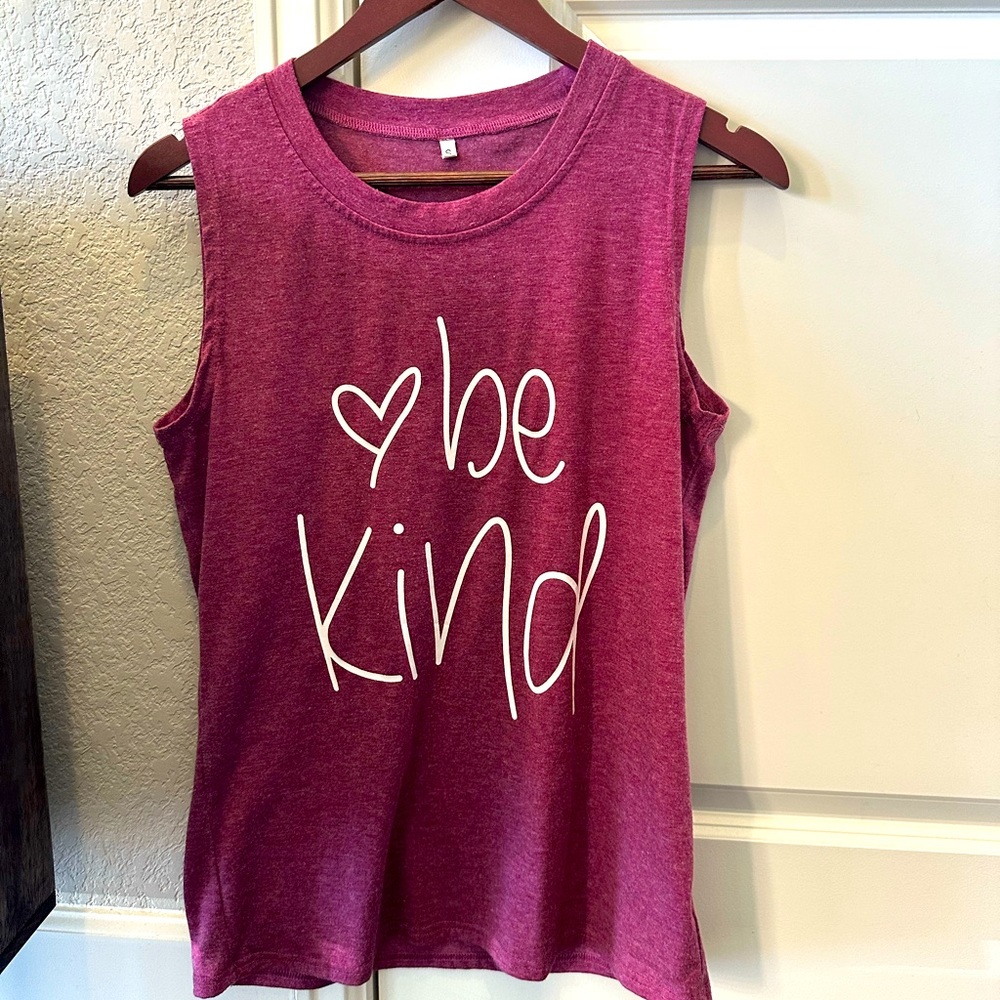 Be Kind tank top size small.